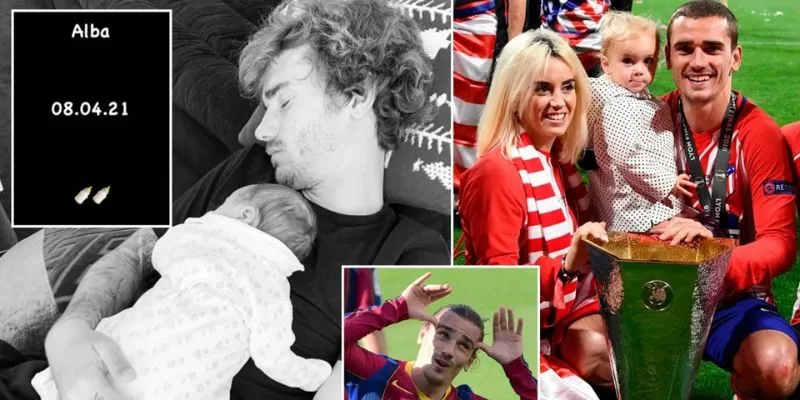 Gia đình Antoine Griezmann là gia đình kiểu mẫu