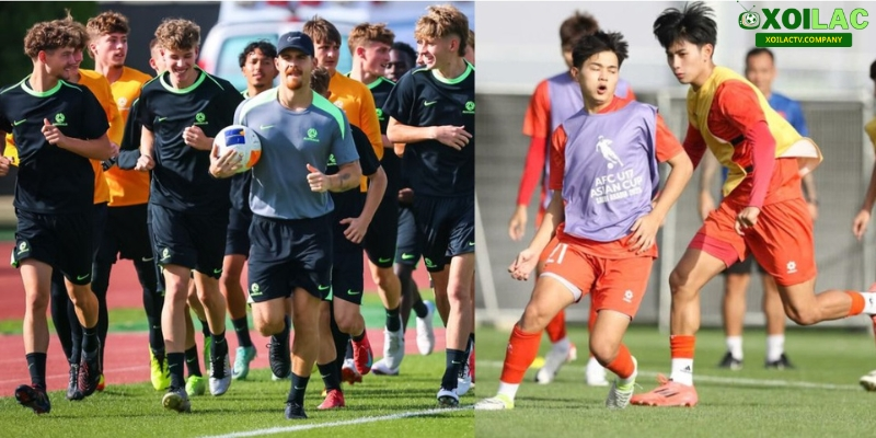 U17 Việt Nam chuẩn bị vào cuộc ở giải châu Á gặp U17 Australia